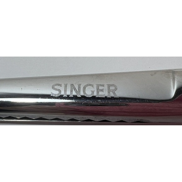 Vintage‎ Singer Pinking Shears Right Handed ✂️Scissors Very Nice - Picture 5 of 5